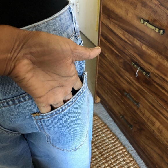 Cute wide leg high waist denim capris - Picture 11 of 16